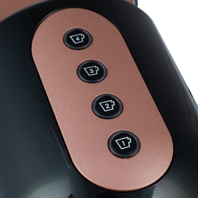 Korkmaz Kahvekolik Aqua Coffee Machine | Rosegold | 1.2L