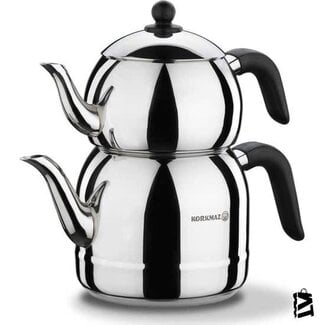 Korkmaz Korkmaz Retro Tea Pot Set | 1,2L + 2,5L