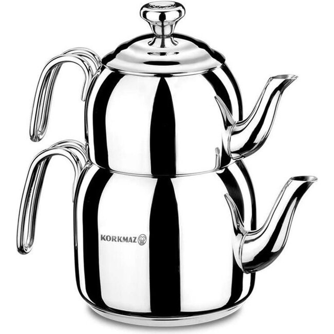 Korkmaz Droppa Tea Pot Set / Çaydanlık Takımı