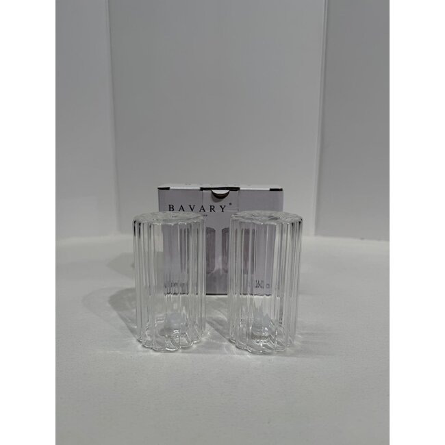 Bavary 2 Tower Glazen Peper- en Zoutstel