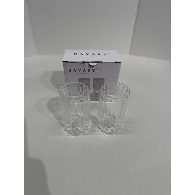 Bavary 2 Tower Glazen Peper- en Zoutstel