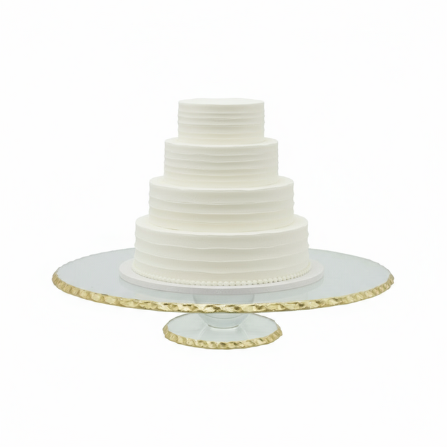 Schäfer Plateau op Voet Gold Rond | 31cm