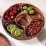 Favori Acacia Snack Tray with 5 Compartments