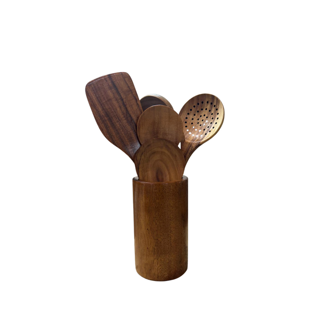 Favori Kitchen Utensil Set – 6-Piece Acacia