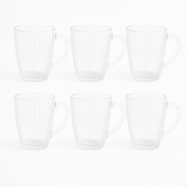 Favori 6 Linens Coffee & Tea Glasses | 190ml