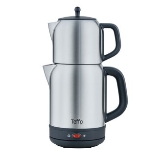 Teffo Electric Tea Maker Silver | 1.0L + 1.7L