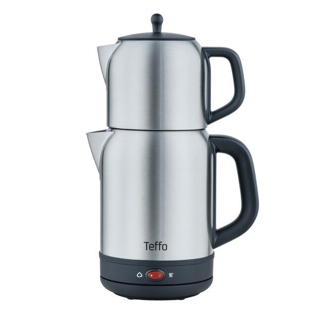 Teffo Electric Tea Maker Silver | 1.0L + 1.7L