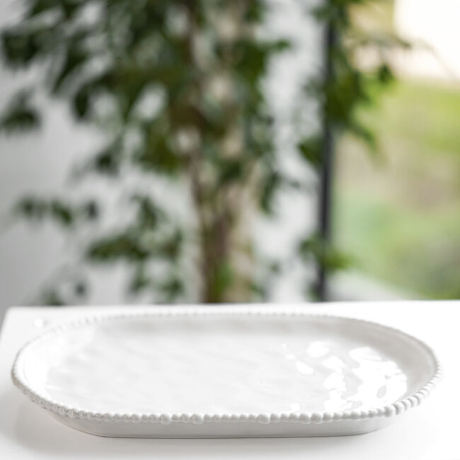Almina 1 Pearly Serveerschaal | 30x20cm