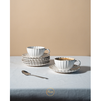 Almina 12 Bloomy Koffie- Theekopjes | 220ml