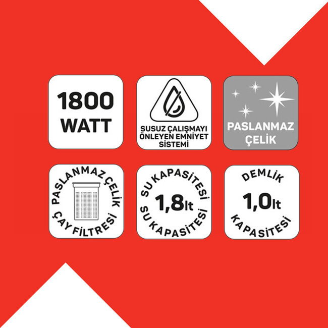 Arzum 1 Deminde Caymatik | 1.8L - 1.0L