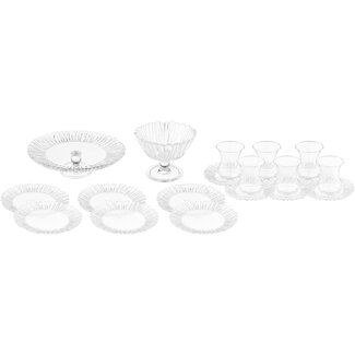 Pasabahce 20-Piece Aurora Cake Set