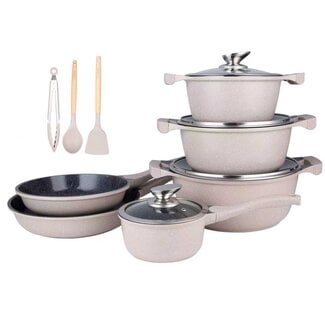 Royalty Line® 14-Piece Cookware Set | Beige