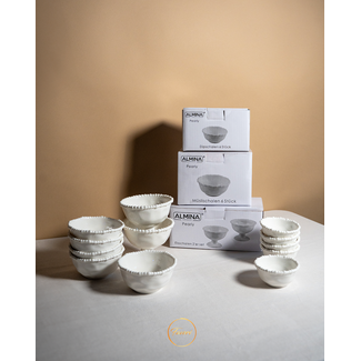 Almina 6 Pearly Dipschalen | 8.5cm