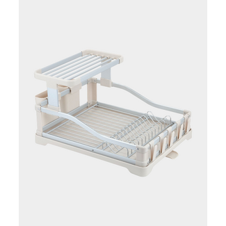 Bavary Aluminium Dish Drying Rack | Beige