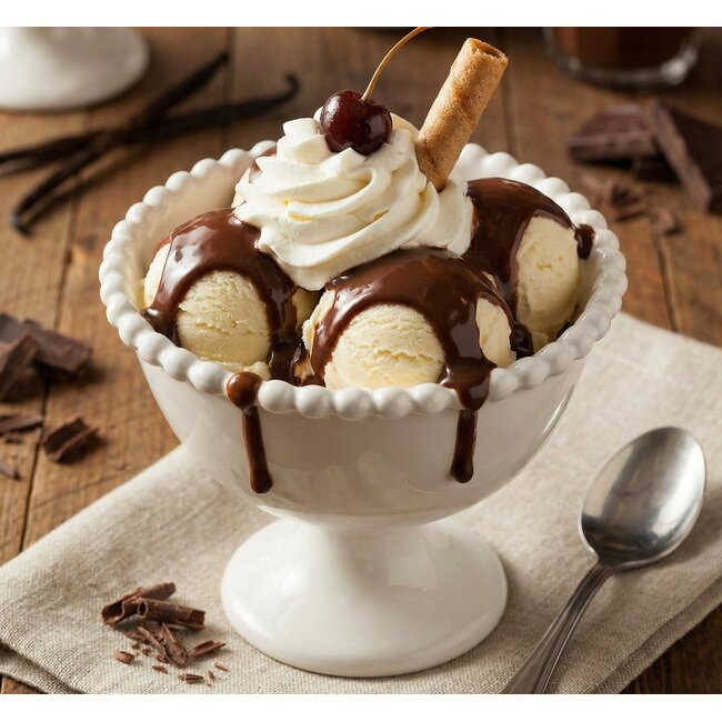 Almina 2 Pearly Ice Cream Bowls | 11 x 9 cm