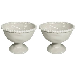 Almina 2 Pearly Ice Cream Bowls | 11 x 9 cm