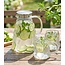 ALMINA Kira Glazen Karaf met RVS Deksel & Bubble-Design | 1800 ml