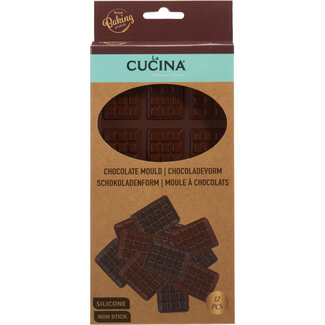 CHOCOLADE VORM SILICONE 4ASS