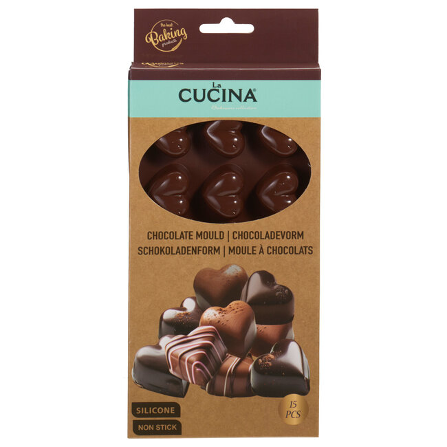 CHOCOLADE VORM SILICONE 4ASS