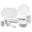 Almina 31-Piece Pearly Breakfast Set | 6-Person | White