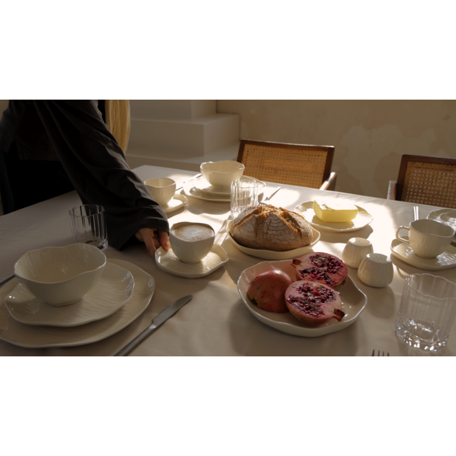 Bavary 27-Piece Cermico Dinner Set | 6-Person | Beige