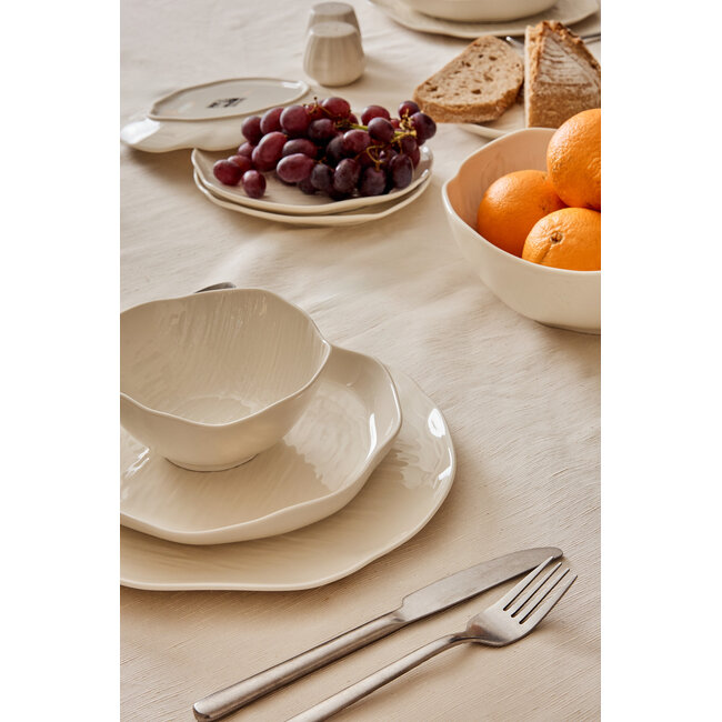 Bavary 27-Piece Cermico Dinner Set | 6-Person | Beige
