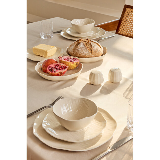 Bavary 27-Piece Cermico Dinner Set | 6-Person | Beige