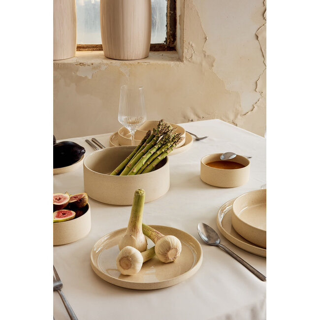 Bavary 25-delige Steengoed Serviesset | Beige