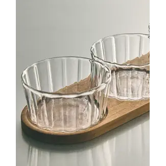 BAVARY 3 BOWL SET WITH TRAY