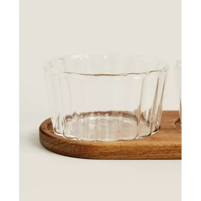 BAVARY 3 BOWL SET WITH TRAY