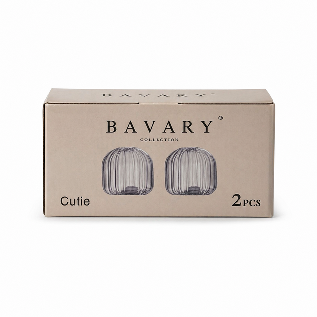 BAVARY 2 Cutie Glass Salt & Pepper