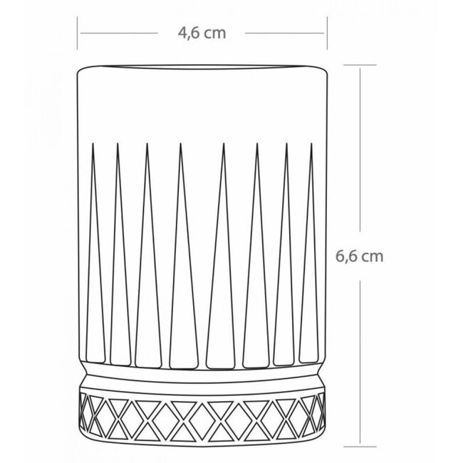 BAVARY 6 Elysia Mini Drinking Glasses | 60 ml