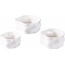 BAVARY 6-Piece Nordic Snack Bowl Set | White | 8x4cm