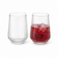 BAVARY 6-Piece Lines Drinking Glasses | 370 ml