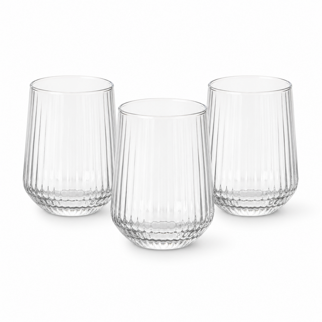 BAVARY 6-delig Lines Drinkglazen | 370 ml