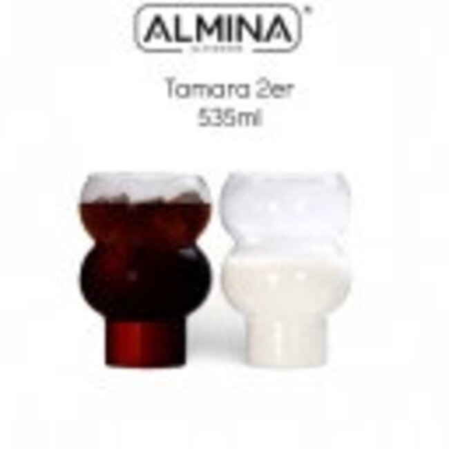 ALMINA 2-delig Tamara Drinkglazen | 535ml