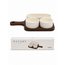 BAVARY 4-Piece Sora Tableware Set with Acacia Wood