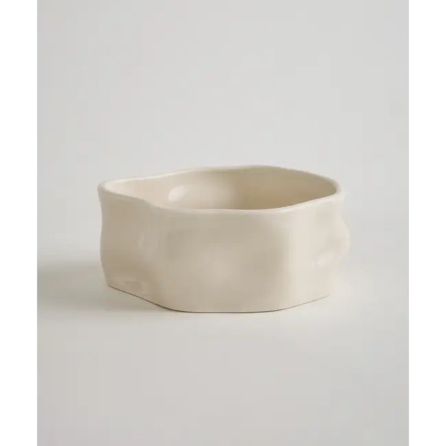 BAVARY 6-delig Nordic Snackkom Set | Beige | 8x4cm
