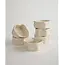 BAVARY 6-delig Nordic Snackkom Set | Beige | 8x4cm