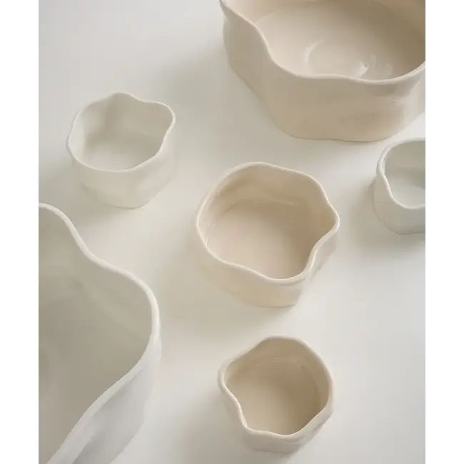 BAVARY 6-Piece Nordic Snack Bowl Set | Beige | 11x5cm