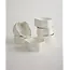 BAVARY 6-delig Nordic Snackkom Set | Wit | 11x5 cm