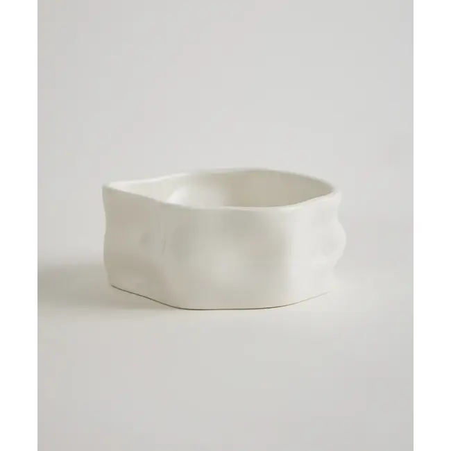 BAVARY 6-delig Nordic Snackkom Set | Wit | 11x5 cm