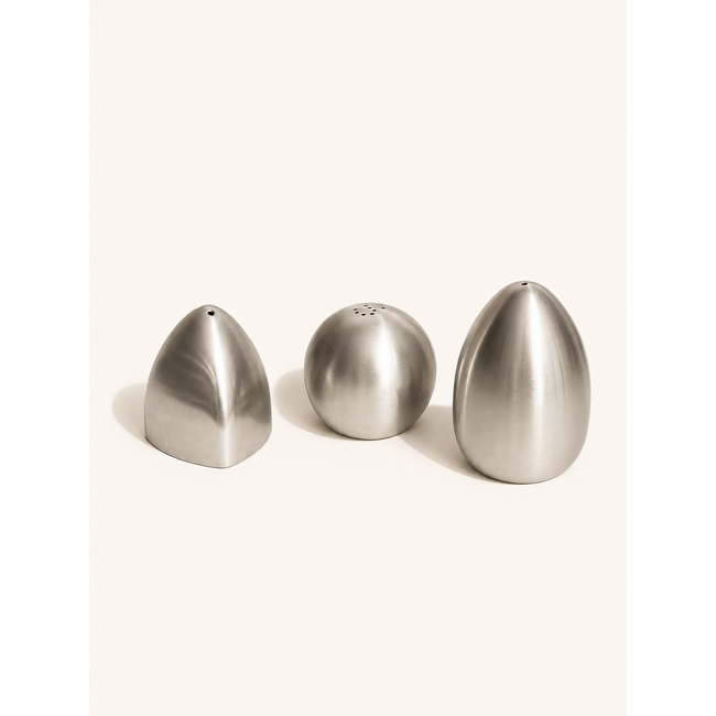 BAVARY 2 Lunar Stainless Steel Salt & Pepper