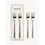 BAVARY 6-Piece Cake Fork Set | Derya | 18/10 Stainless Steel INOX
