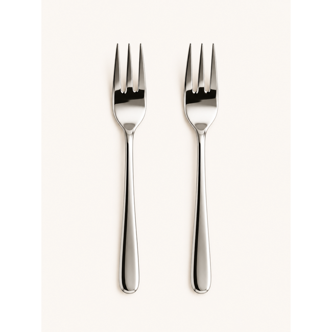 BAVARY 6-Piece Cake Fork Set | Derya | 18/10 Stainless Steel INOX
