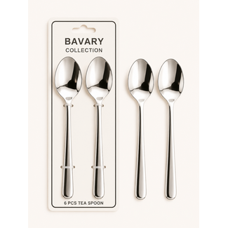 BAVARY 6-delig Koffielepel Set | Derya | 18/10 RVS INOX