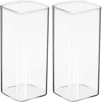 Mulex 2 Lisa Long Rectangular Drinking Glasses | 400 ml