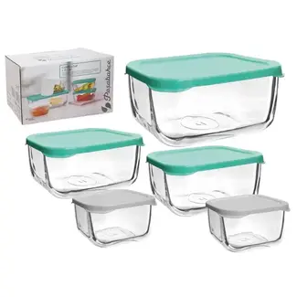 Pasabahce 5-delig Combo Glas Vershouddoos Set