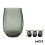 Pasabahce 3 Linka Smoke Drinking Glasses | 380 ml