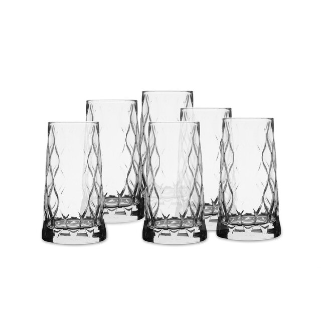Pasabahce 4 Leafy Lang Drinkglazen | 450ml